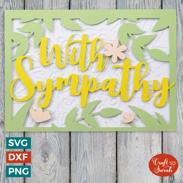 With Sympathy Card