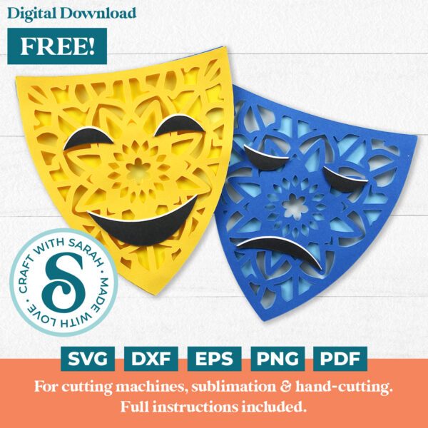 Drama Masks SVG