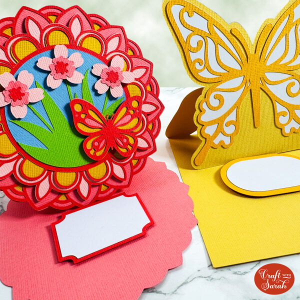 Easel Cards: Square & Circular Templates - Image 2