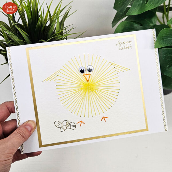 Easter Chick Card Stitching Pattern