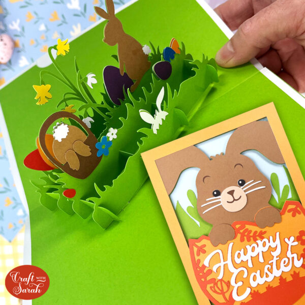 Easter Bunny Pop Up Card