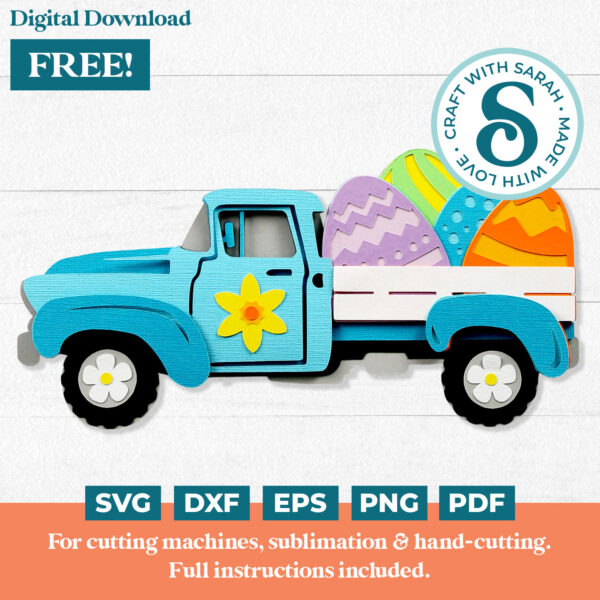 Easter Truck SVG