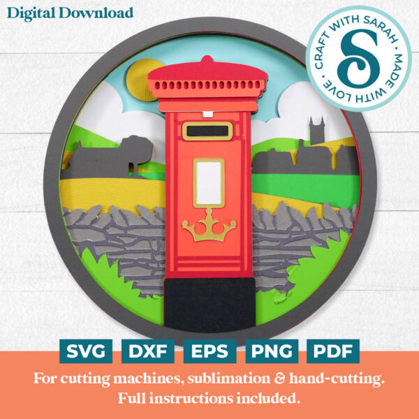 English Postbox SVG