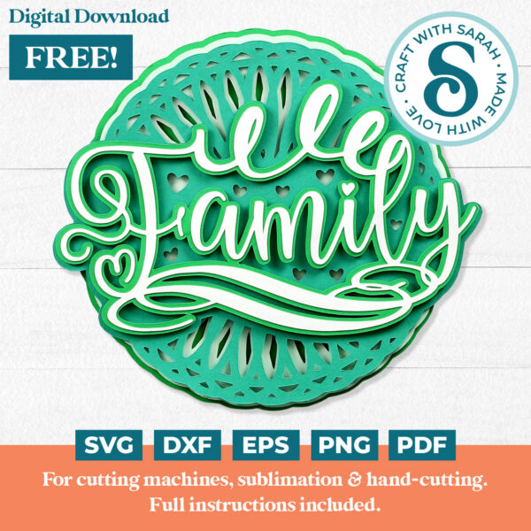 Family Mandala SVG