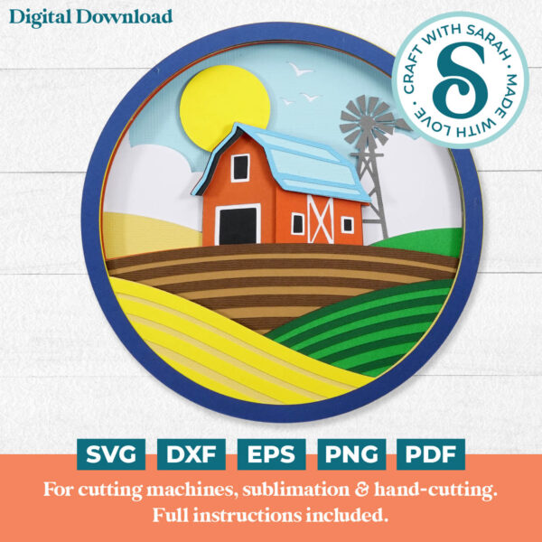 Farm Scene SVG