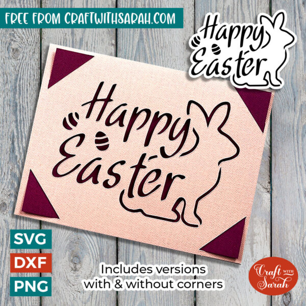 Happy Easter Bunny Insert Card