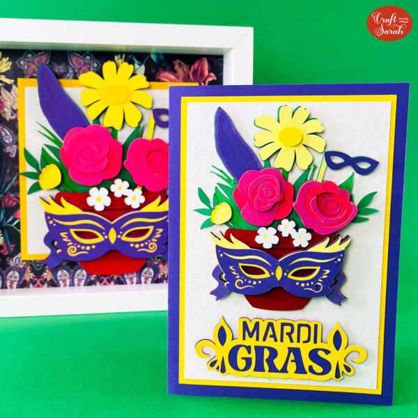 Mardi Gras Flower Pot - Image 3