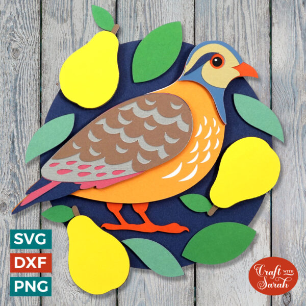 Partridge in a Pear Tree SVG