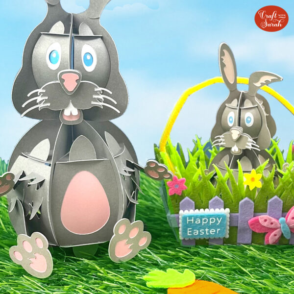 Easter Bunny 3D Slot-Together Craft