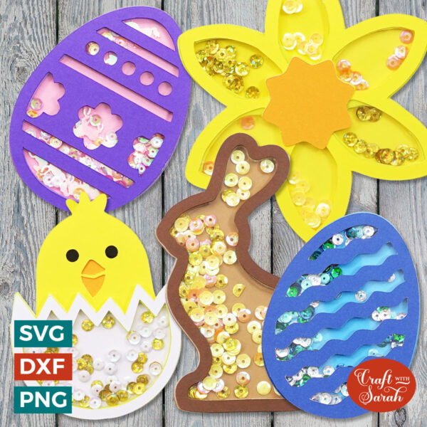 Easter Shaker Card Toppers