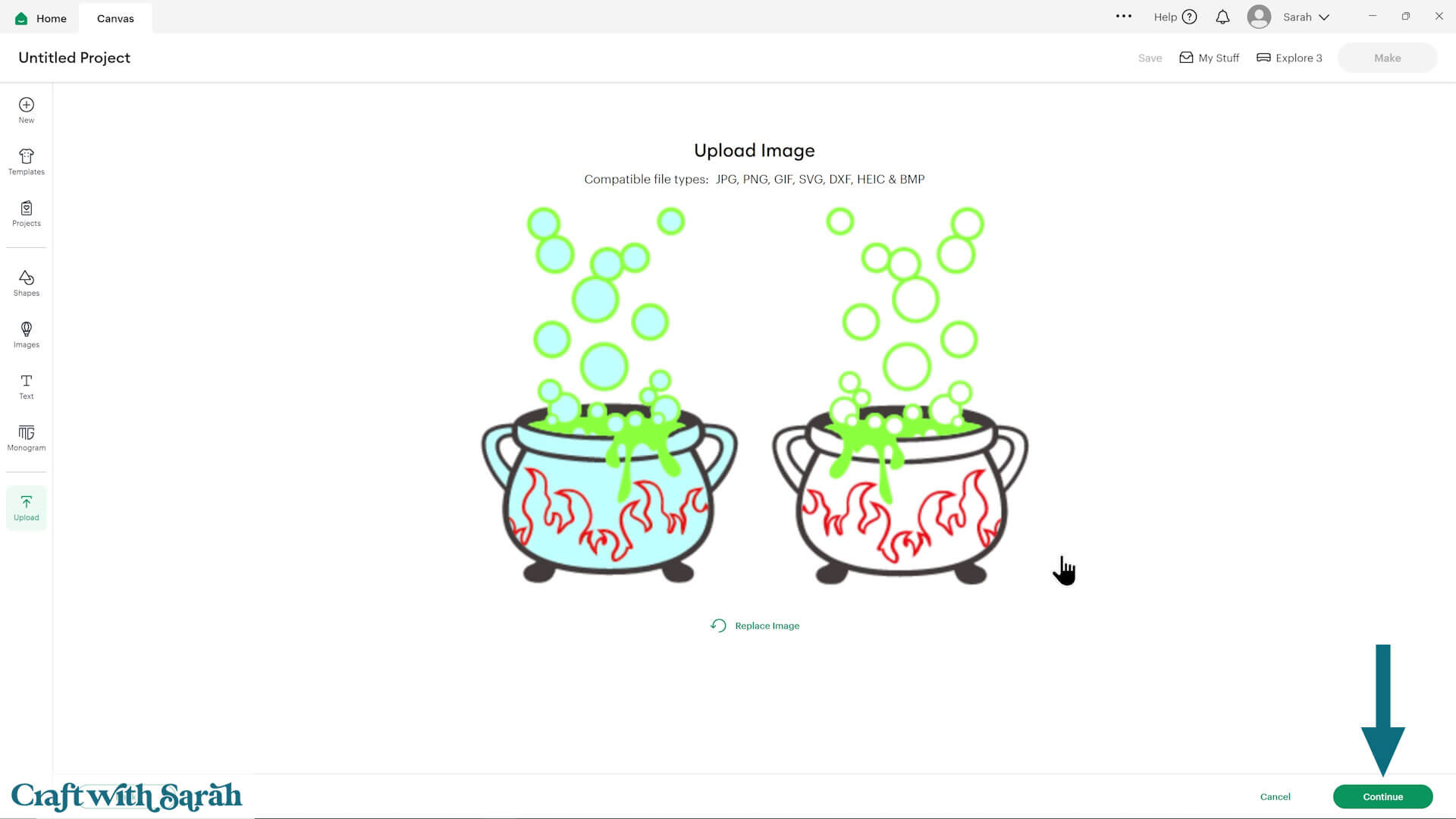 Window cling cauldron 3