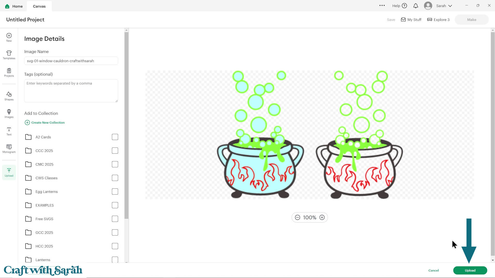 Window cling cauldron 4