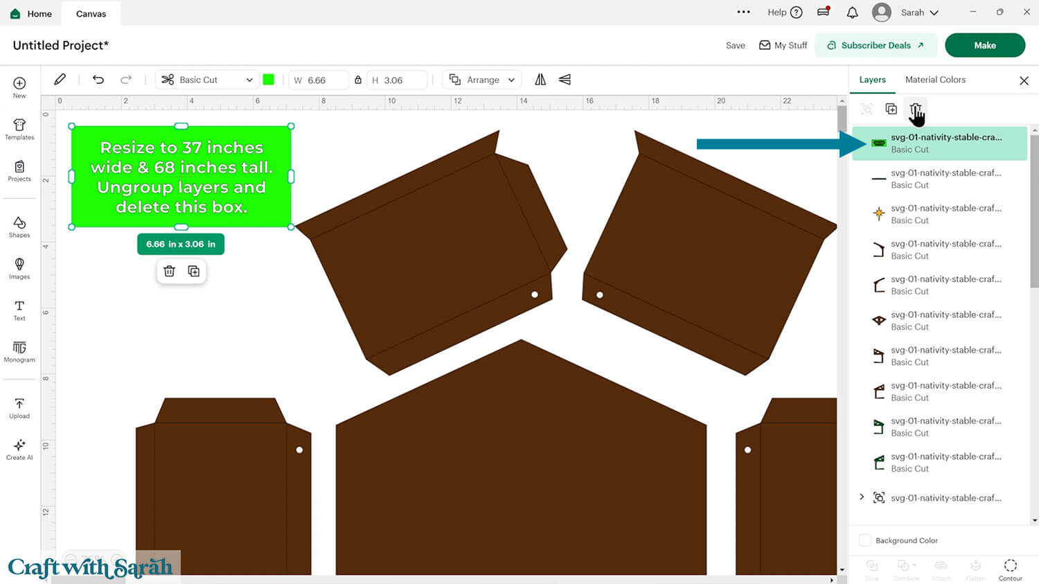 Nativity craft step 03