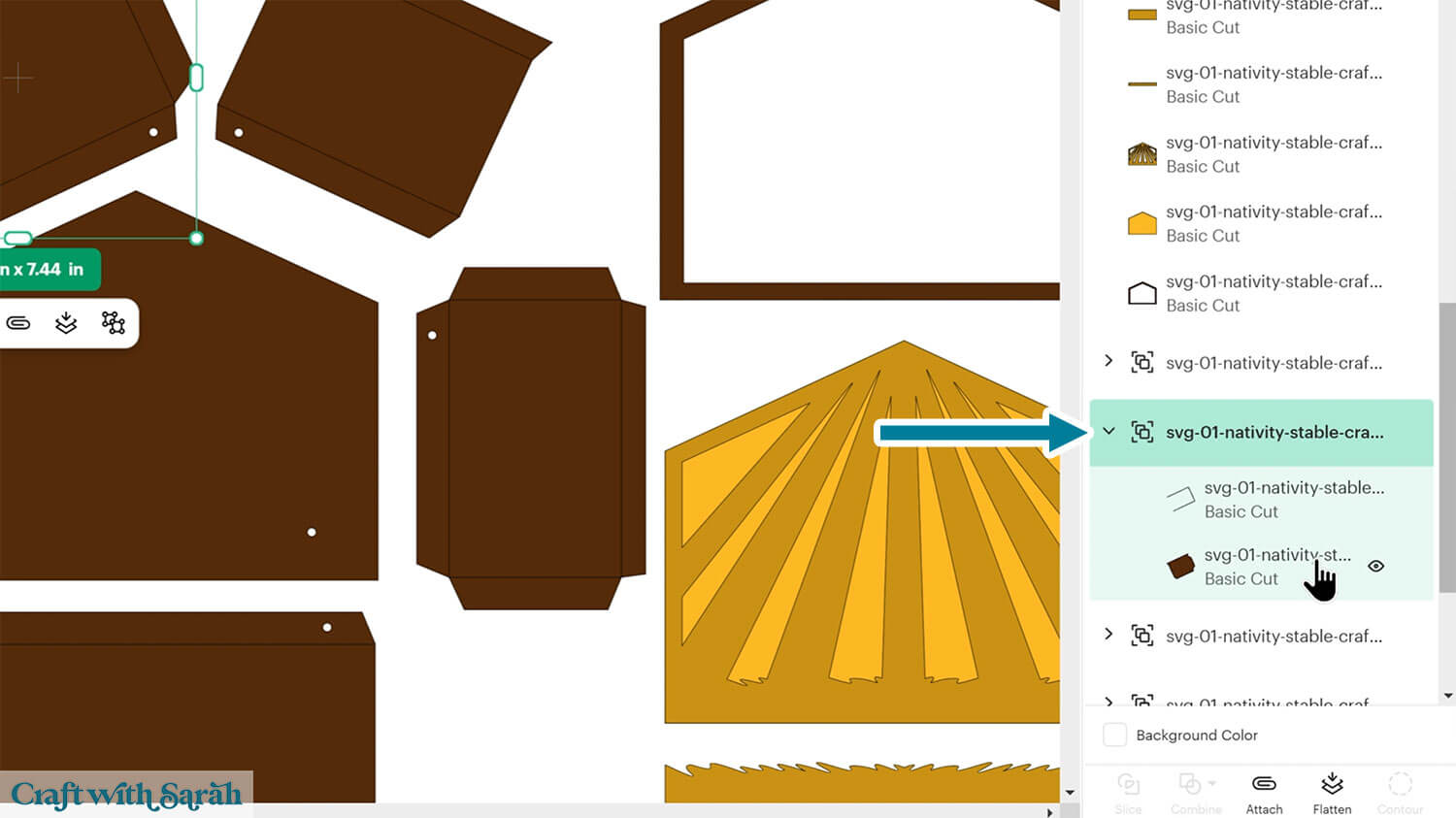 Nativity craft step 04