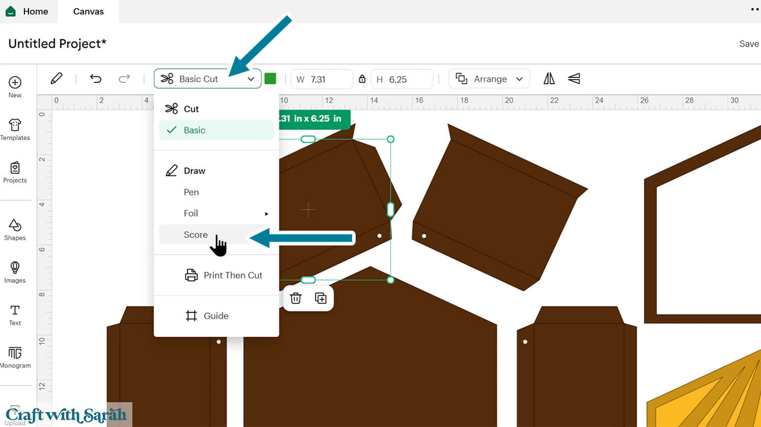 Nativity craft step 06