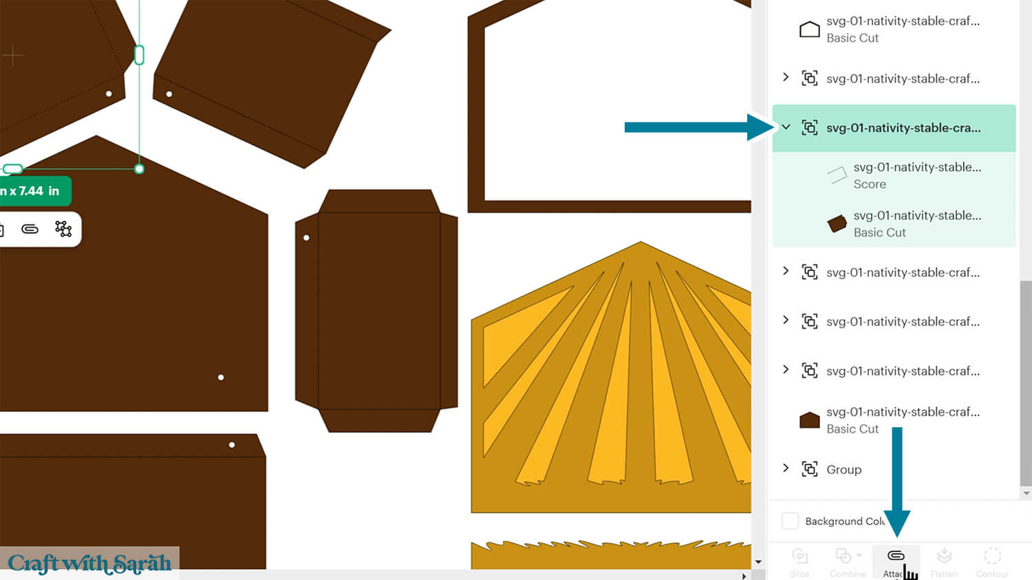 Nativity craft step 07