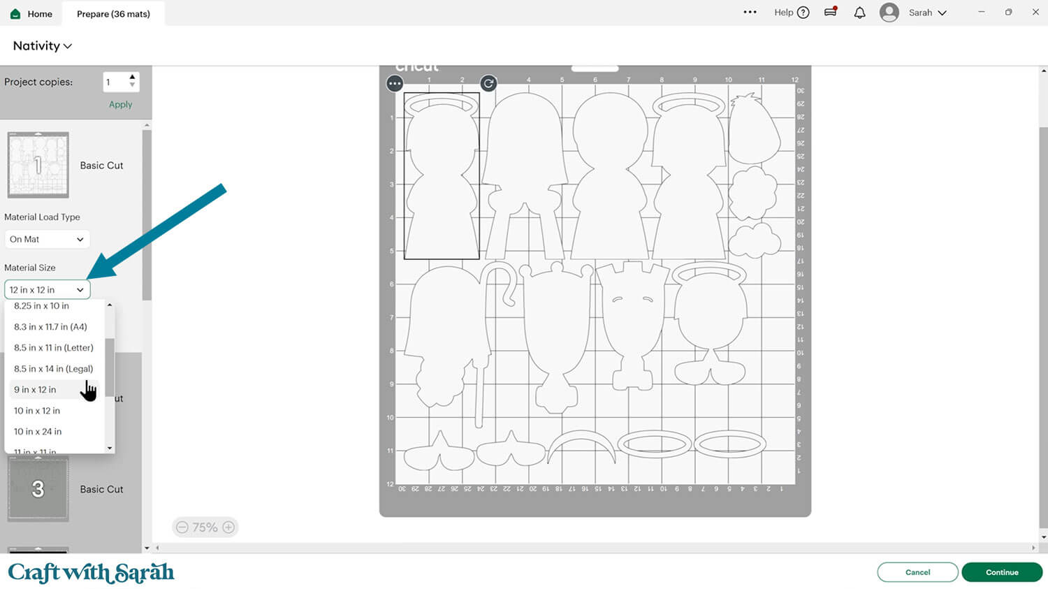 Nativity craft step 12