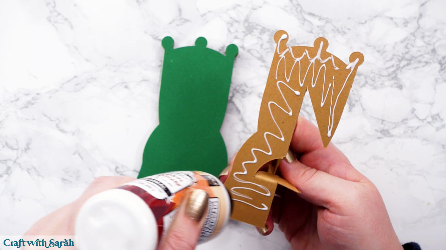 Nativity craft step 19