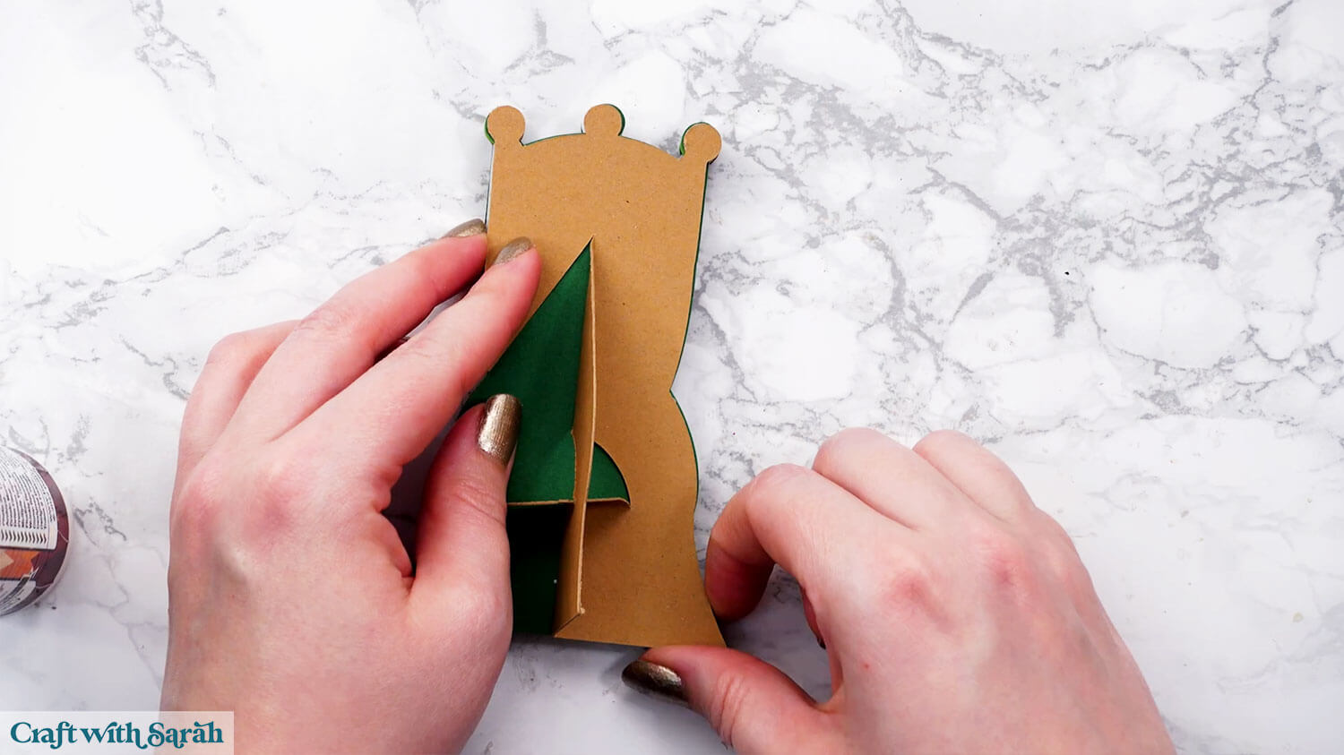 Nativity craft step 20