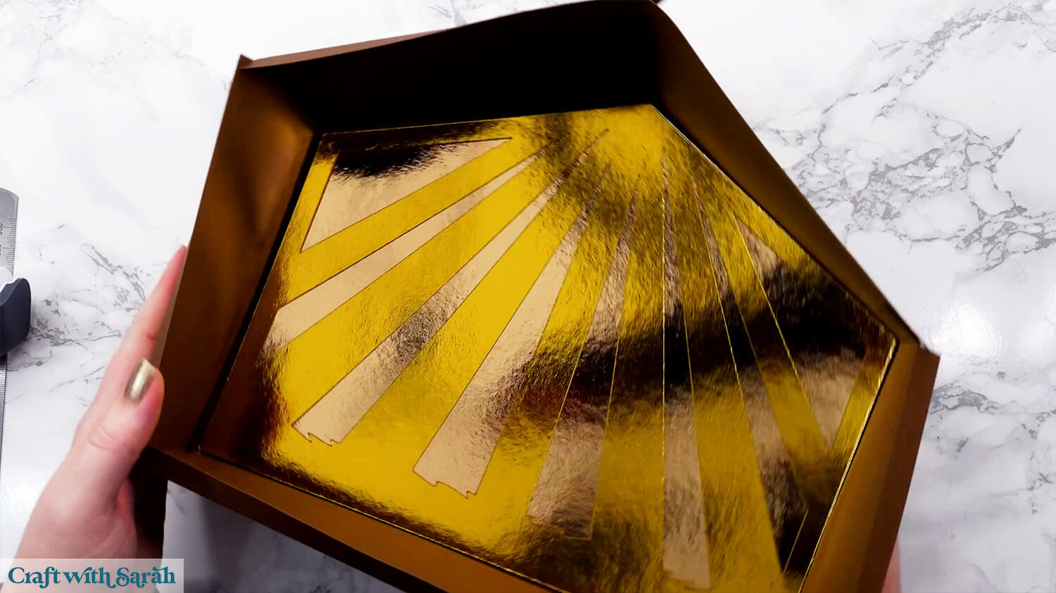 Nativity craft step 31