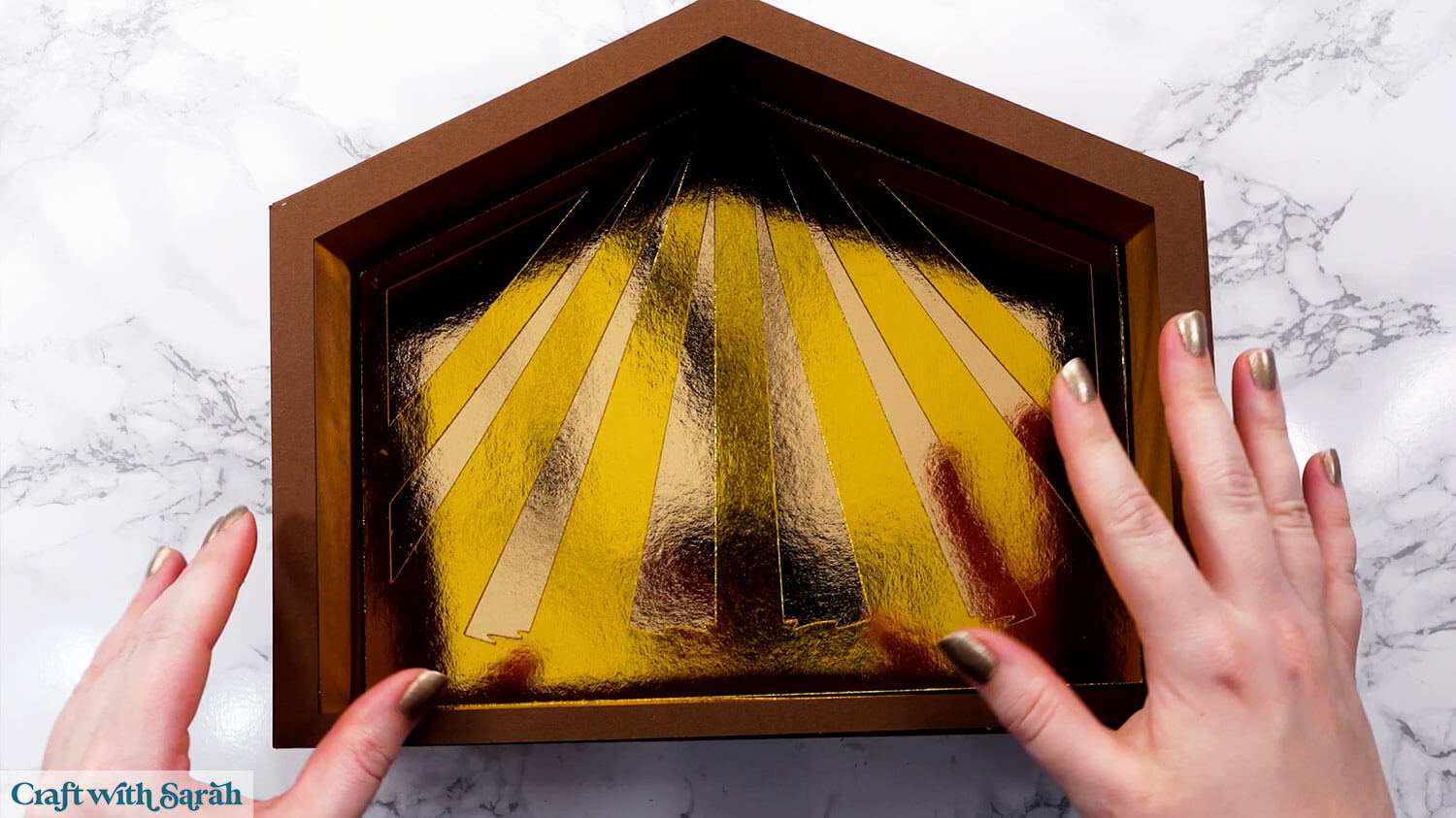 Nativity craft step 35