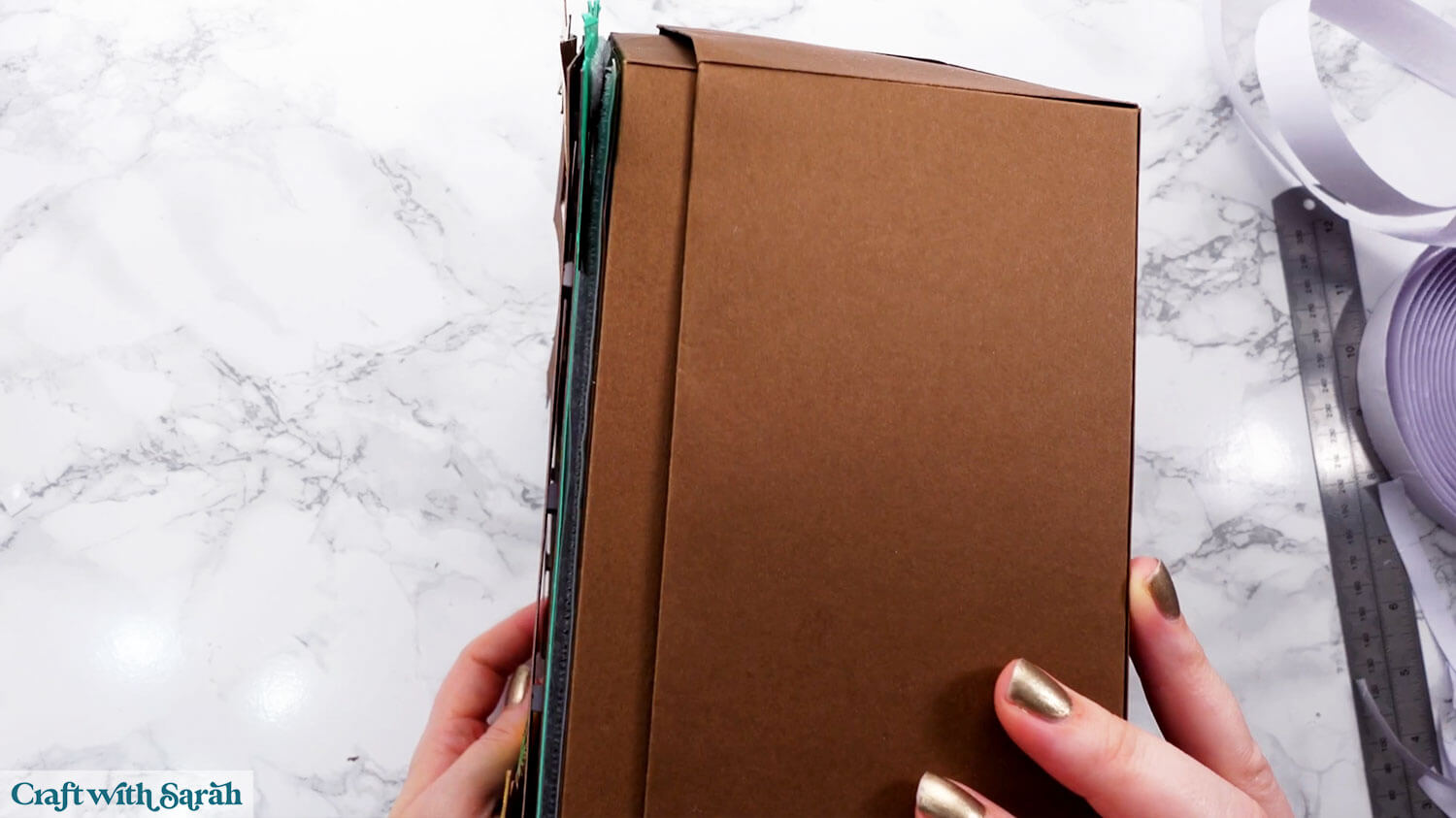 Nativity craft step 46