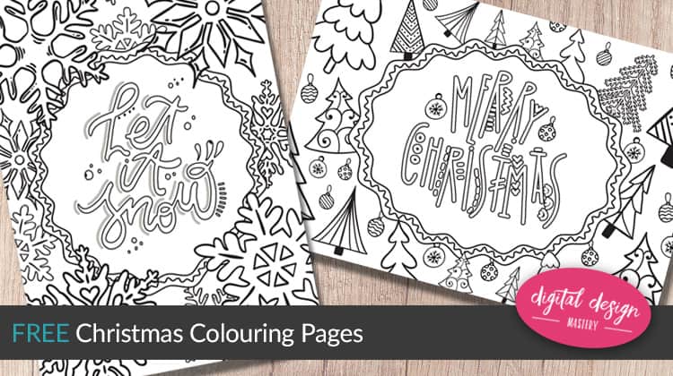 Free Christmas Colouring Pages | Craft With Sarah