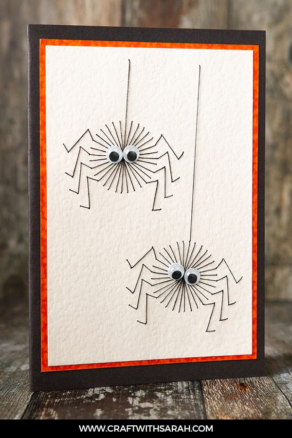 Stitch these Spooky (but Cute!) Spiders for Halloween!