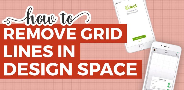 How To Remove Grid Lines In Cricut Design Space Craft With Sarah