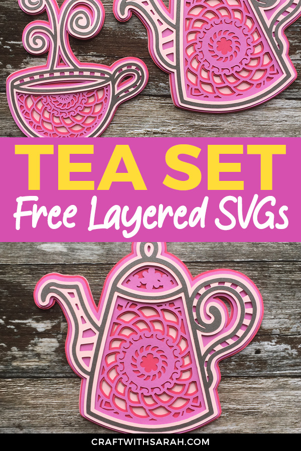 Download 5 Free Tea & Coffee Layered Mandala SVG Files | Craft With Sarah