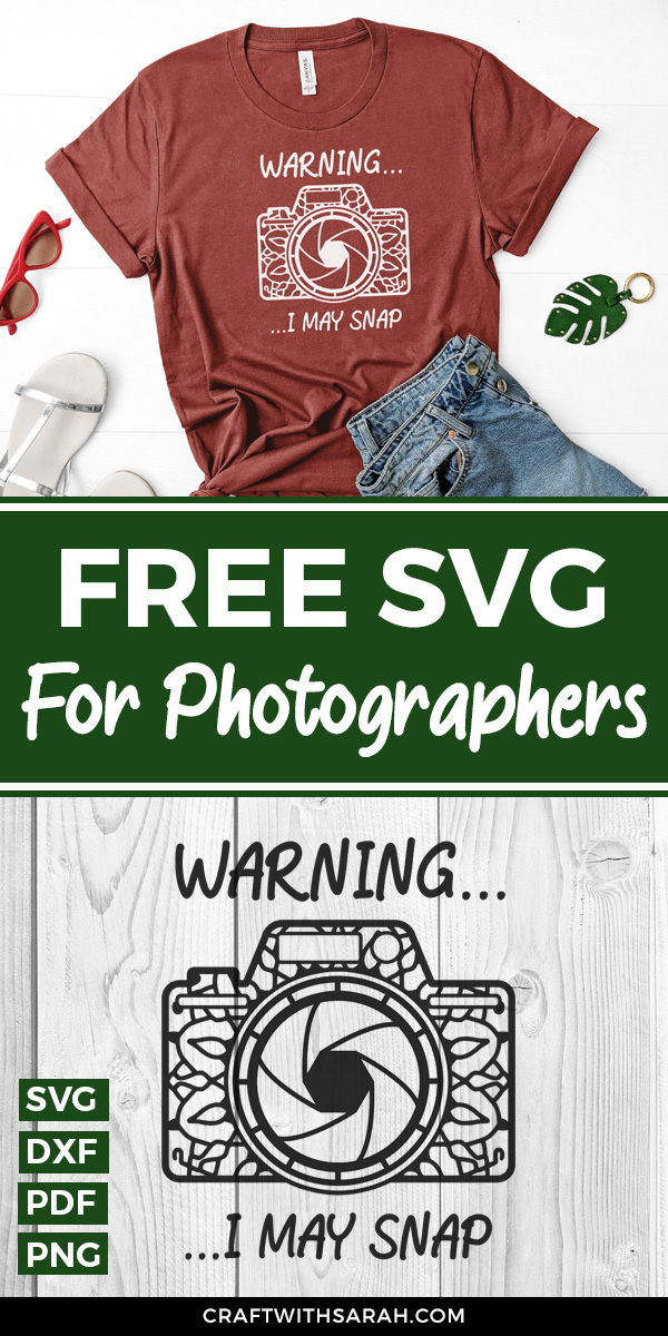 Download Funny T-Shirt Design for Photographers | Craft With Sarah