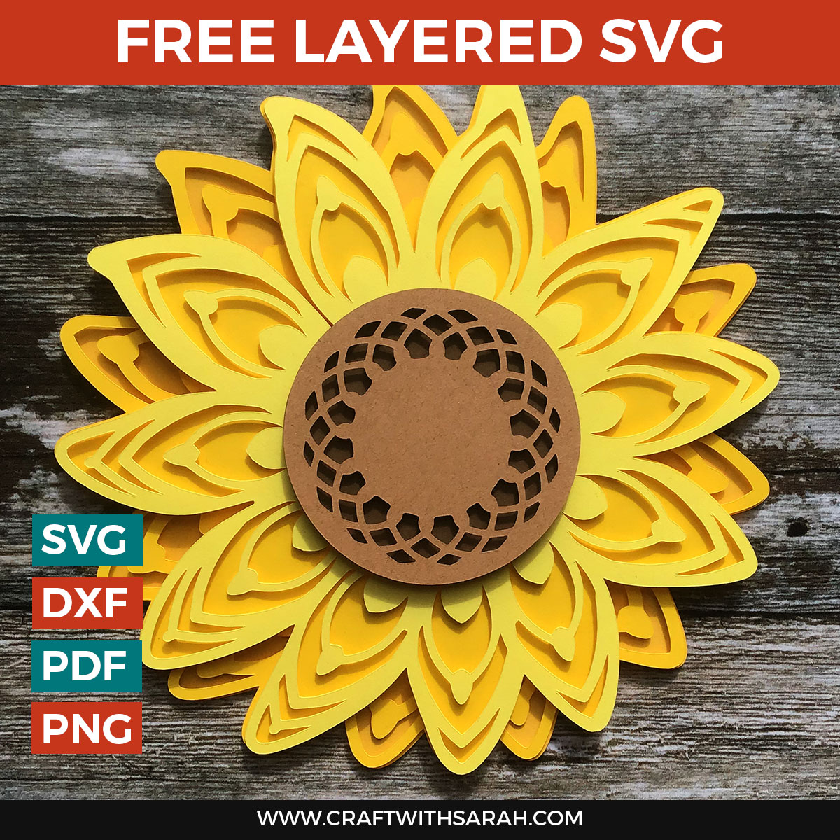 Free Free 314 Sunflower Layered Svg SVG PNG EPS DXF File
