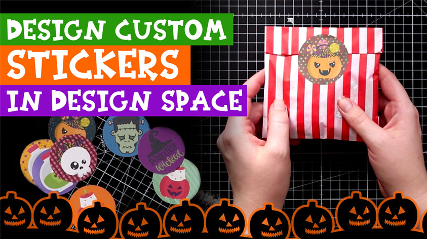 How To Make Stickers In Cricut Design Space Craft With Sarah   Design Stickers Cricut 