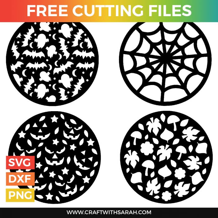 Halloween Cookie Stencil Cutting Files Craft With Sarah