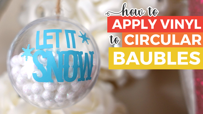 Download How To Add Vinyl To Round Ornaments Craft With Sarah