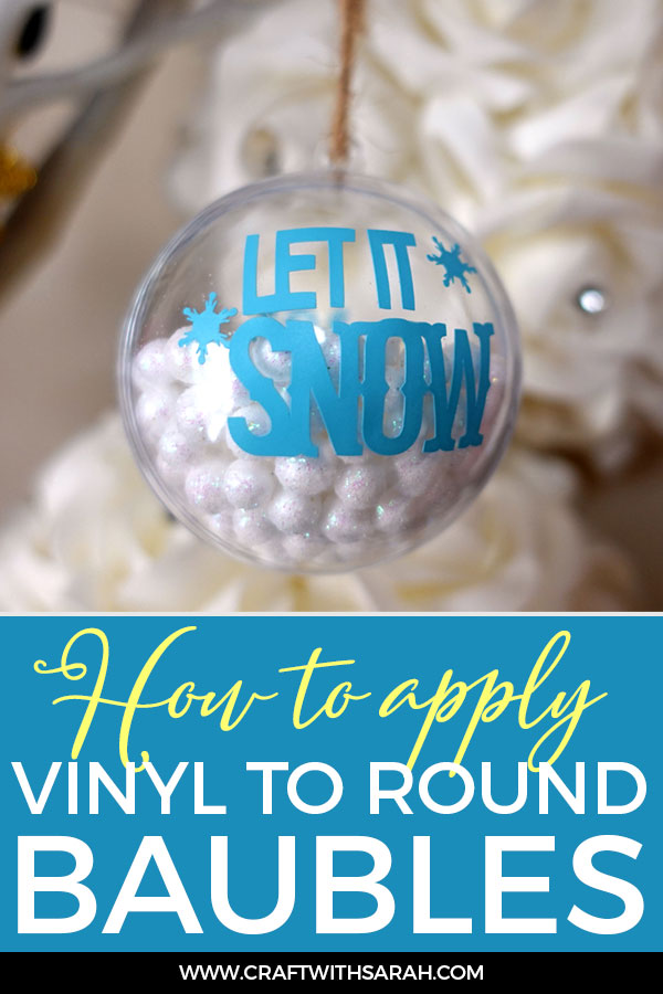 Download How To Add Vinyl To Round Ornaments Craft With Sarah