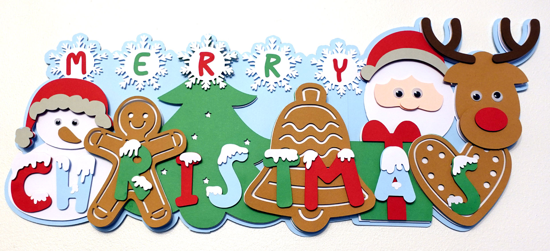 Download Merry Christmas Layered SVG | Craft With Sarah