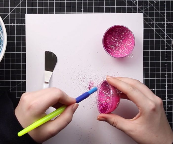 how-to-make-glitter-ornaments-with-hairspray-craft-with-sarah