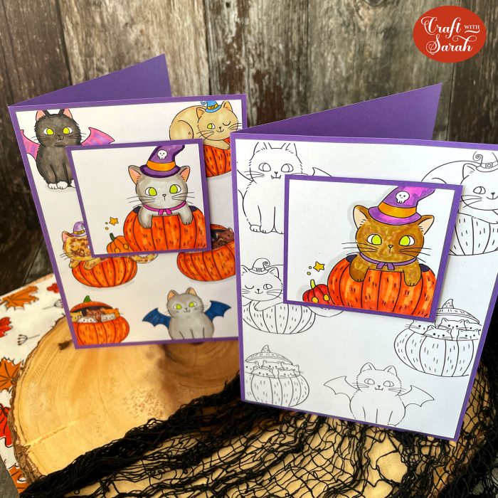 How to use Digital Stamps for Card Making - Craft with Sarah