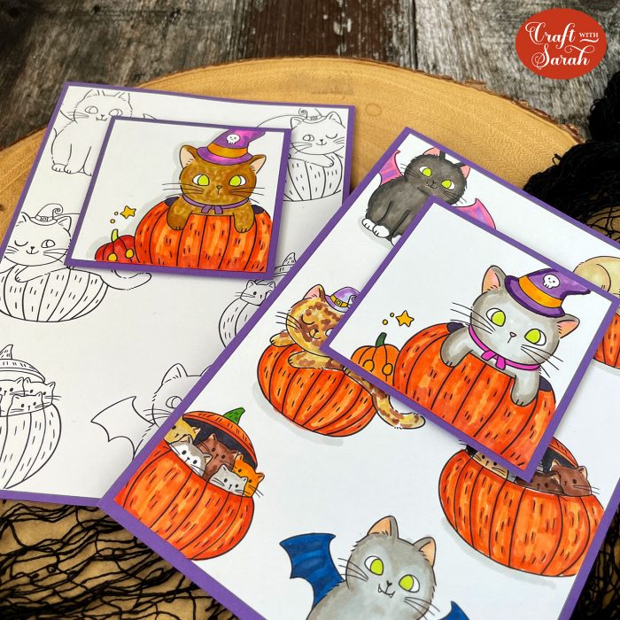 How to use Digital Stamps for Card Making - Craft with Sarah