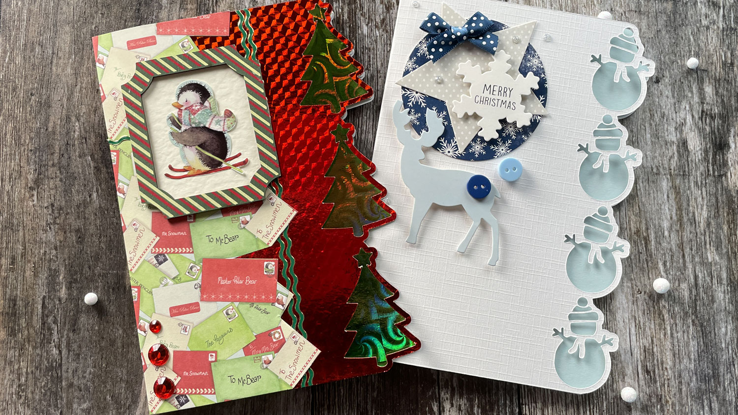 DIY Snowman Kit: Funny Merry Christmas Greeting Card