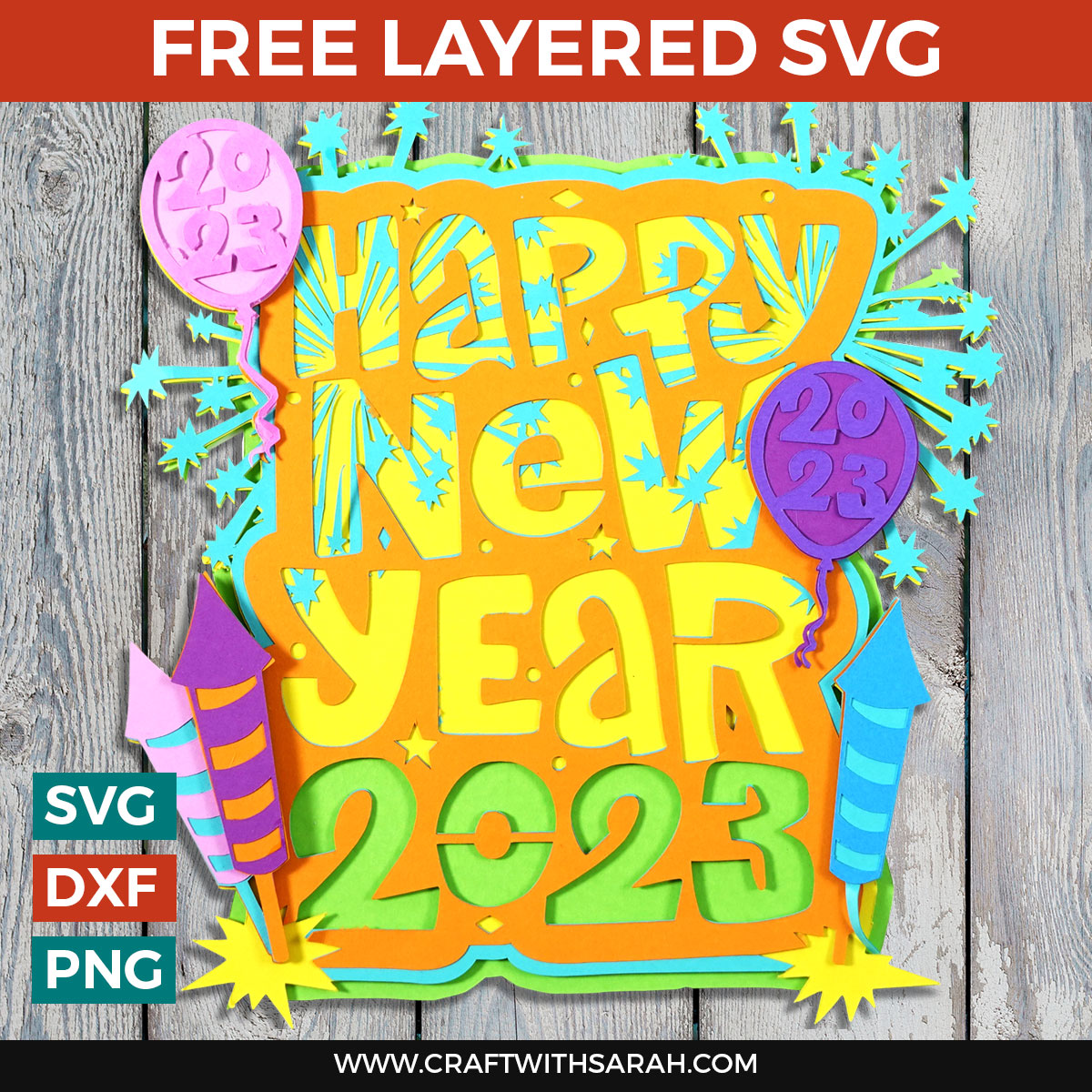 New Year Svg Files Free 2023 Get New Year 2023 Update 8053