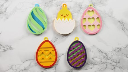 Layered Easter Egg SVGs 🐣 Easy Easter Tree Decorations   Craft With Sarah