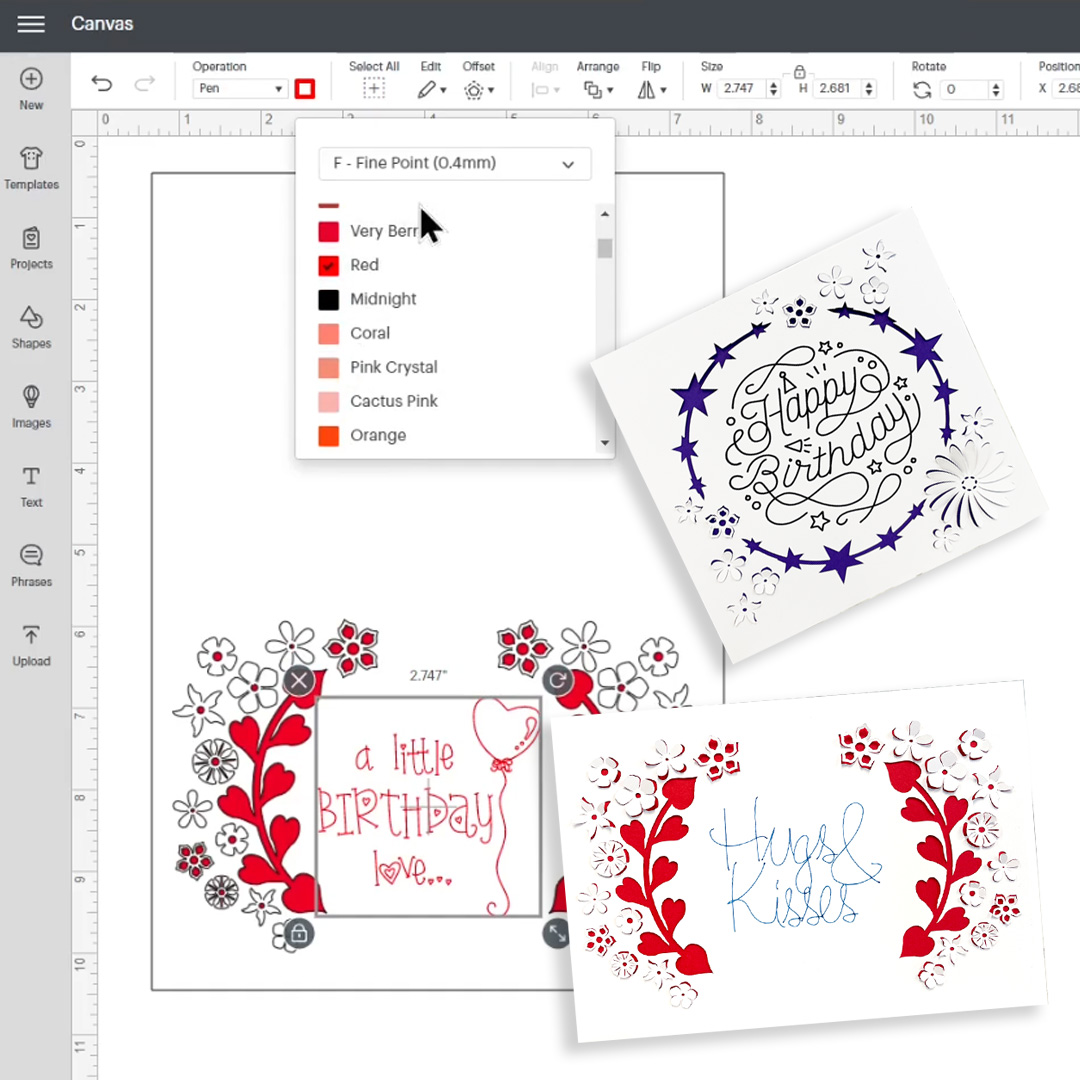 Foil Quill Birthday Card - You Take the Cake / Single Line Sketch SVG - So  Fontsy