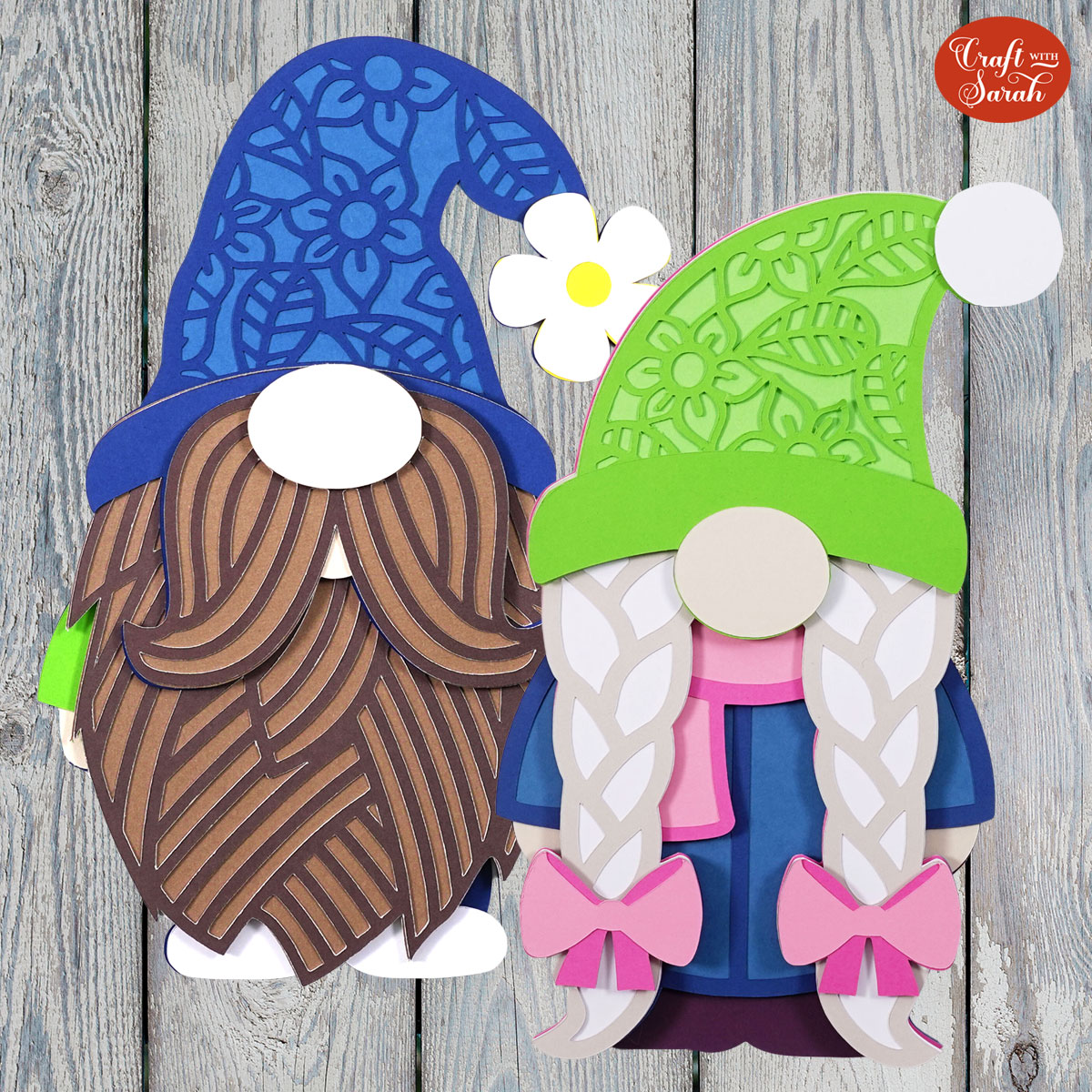 Gnome Holiday Stickers – Well Crafted Studio