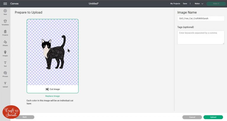 Free Cat Layered SVG | Make a Papercraft of your Cat! - Craft with Sarah