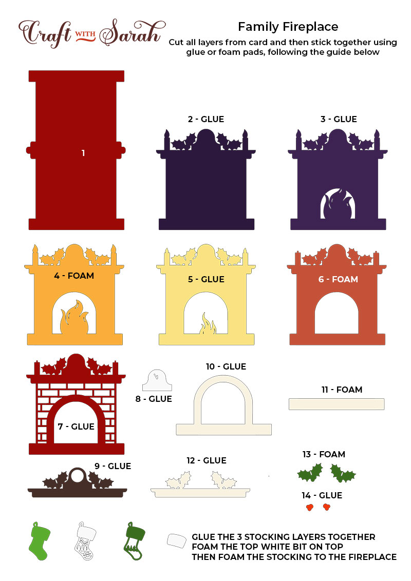 Fireplace assembly guide