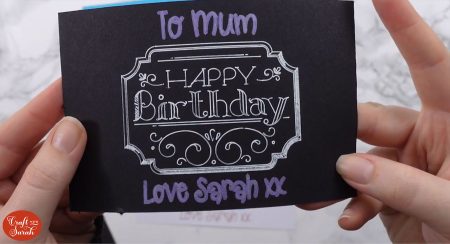 How To Write Inside Cards With A Cricut - Craft With Sarah