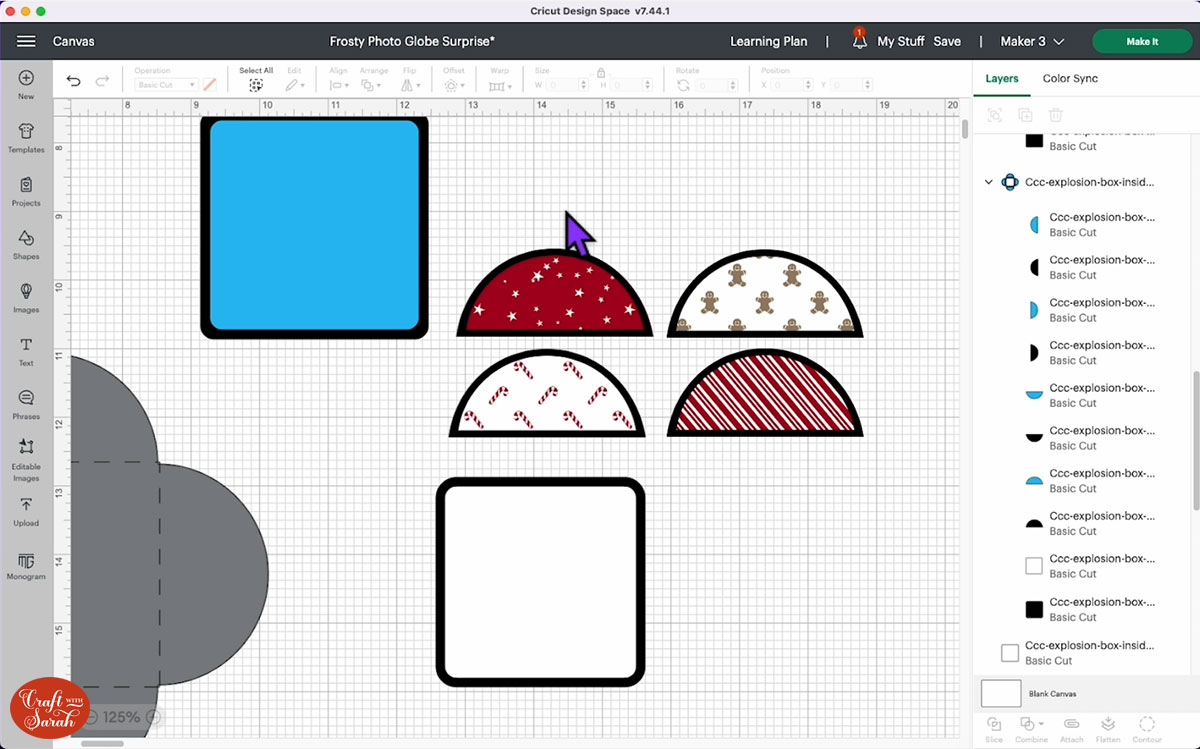 Creating an Explosion Box with RTC Paper - design each moment