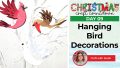 CCC 2023 Day 09 ☃️ Hanging Bird Decorations - Craft with Sarah